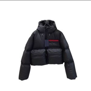 Black Puffer short coat in a size large